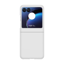 PLASTIC Műanyag védőburkolat Motorola Razr 40 Ultra fehér