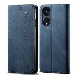 DENIM pénztárca huzat Oppo A98 5G kékhez