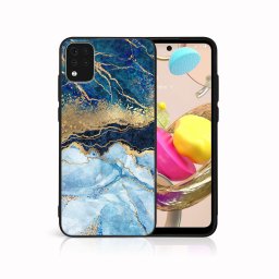 PROTEMIO MY ART Védőburkolat LG K42 BLUE MARBLE (141) készülékhez