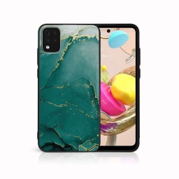 PROTEMIO MY ART Védőburkolat LG K42 GREEN MARBLE (145) készülékhez