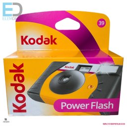 Kodak Fun Saver Power Flash 27 + 12 800 ASA egyszer használatos, eldobható, vakus fényképezõgép