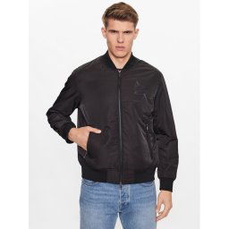 Armani Exchange Bomber dzseki 6RZB05 ZNUEZ 1200 Fekete Regular Fit