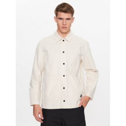 Vans Átmeneti kabát Hickory Stripe Drill Chore Coat VN0008G2 Ekru Regular Fit