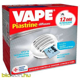 VAPE Magic elektromos szúnyogirtó készülék + 10 db lapka