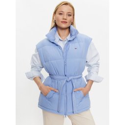 Tommy Jeans Mellény DW0DW15858 Kék Regular Fit