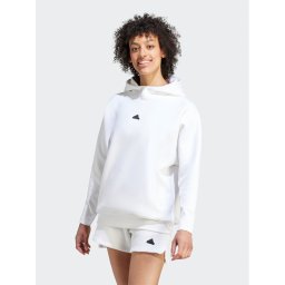 adidas Pulóver Z.N.E. IN5125 Fehér Loose Fit