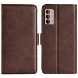 SIDE Wallet tok Motorola Moto G42 sötétbarna