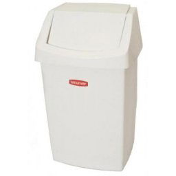 Billenős szemetes, 50 l, CURVER Click-It, fehér