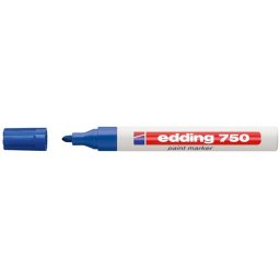 Lakkmarker 2-4mm, kerek Edding 750 kék