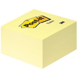 3M POSTIT Öntapadó jegyzettömb, 76x76 mm, 450 lap, 3M POSTIT, sárga
