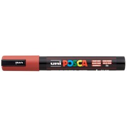 UNI Dekormarker, 1,8-2,5 mm, UNI "Posca PC-5M", rubin vörös