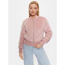 Guess Bomber dzseki W3YL08 WFIS0 Lila Regular Fit