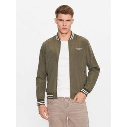 Jack&Jones Bomber dzseki Splash 12234723 Zöld Regular Fit