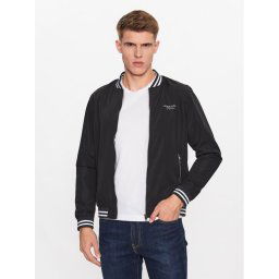 Jack&Jones Bomber dzseki Splash 12234723 Fekete Regular Fit