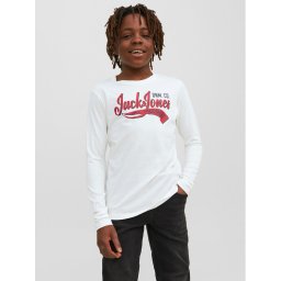 Jack&Jones Junior Blúz 12237371 Fehér Regular Fit