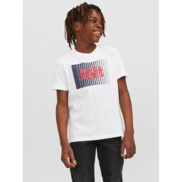 Jack&Jones Junior Póló 12237411 Fehér Regular Fit