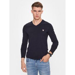 Guess Hosszú ujjú M2YI08 J1314 Sötétkék Slim Fit