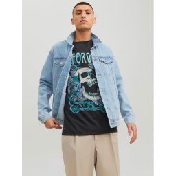 Jack&Jones Farmer kabát Jean 12223612 Kék Regular Fit