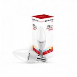 Asalite LED Izzó C37 gyertya E14 4W 3000K (350 lumen) LED izzó