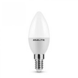 Asalite LED Izzó C37 gyertya E14 6W 6500K (510 lumen) LED izzó