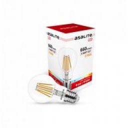 Asalite LED Izzó A60 filament gömb E27 6W 2700K (660 lumen) LED izzó