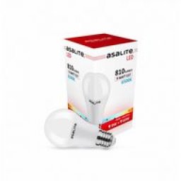 Asalite LED Izzó A60 gömb E27 9W 6500K ( 810 lumen ) LED izzó