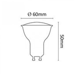 Asalite LED Izzó GU10 spot 3W 3000K (250 lumen) LED izzó