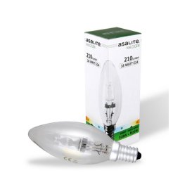 Halogén Izzó C35 gyertya E14 18W 2800K (210 lumen) Halogén izzók