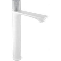 Mexen Royo One mosdó csaptelep magas, fehér/króm - 72211-22 Csaptelep