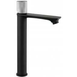 Mexen Royo One mosdó csaptelep magas, króm/fekete - 72211-07 Csaptelep