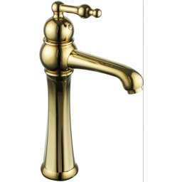 Mexen Retro mosdó csaptelep magas, arany - 73210-50 Csaptelep