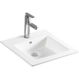 Mexen Atena beépítheõ mosdó kagyló 41 x 41 cm, fehér - 25014100 Mosdó csaplyukal