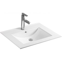 Mexen Atena beépítheõ mosdó kagyló 60 x 46 cm, fehér - 25016000 Mosdó csaplyukal
