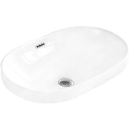 Mexen Viki beépítheõ mosdó kagyló 61 x 40 cm, fehér - 25356100 Mosdó csaplyukal