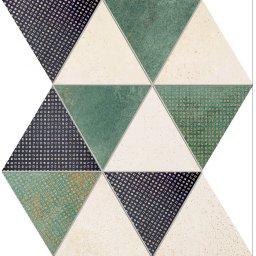 Tudadzin Margot green mozaik 32,8x25,8 Tubadzin Margot Green