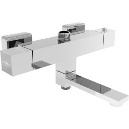 Mexen Cube termosztátos kád és zuhany csap, króm - 77910-00 Kádtölt? csap