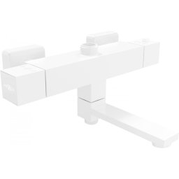 Mexen Cube termosztátos kád és zuhany csap, fehér - 77910-20 Kádtölt? csap