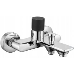 Mexen Royo One kád csap , króm/fekete - 72231-07 Kádtölt? csap