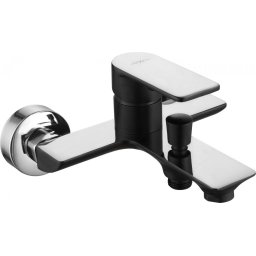 Mexen Alfa kád csap , fekete/króm - 745730-71 Kádtölt? csap