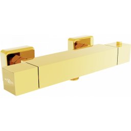 Mexen Cube termostátos zuhanycsap , arany- 77200-50 Zuhany csap falra