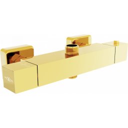 Mexen Cube termostátos zuhanycsap , arany- 77250-50 Zuhany csap falra