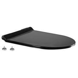 Mexen Wc tetõ lassú záródású slim, duroplast, fekete - 39010185 Wc tet?