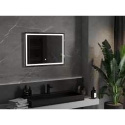 Mexen Miko Led fürdõszobai tükör 80 x 60 cm, LED 6000K, + páramentesít? - 9819-080-060-611-00 Led Tükör
