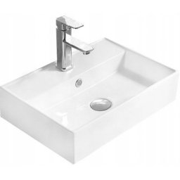 Mexen Blanca Mosdó kagyló 50 x 35 cm, fehér - 21105000 Mosdó csaplyukal