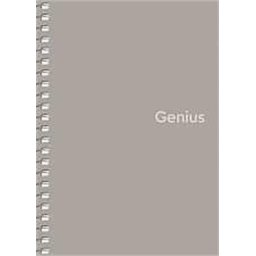 SHKOLYARYK Spirálfüzet, A6, kockás, 80 lap, PP borító, SHKOLYARYK "Genius", vegyes