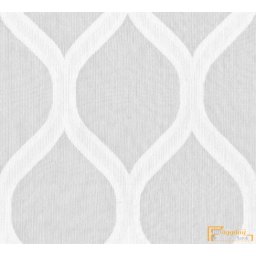 (3 szín) Mintás organza 300cm - Fehér