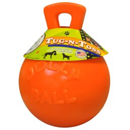 Jolly Pets Tug-n-Toss 20 cm narancs színű vanília illat kutyajáték rágójáték