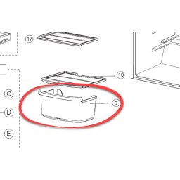 Samsung hűtőszekrénybe zöldségtároló rekesz
