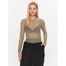 ONLY Blúz 15315812 Zöld Regular Fit