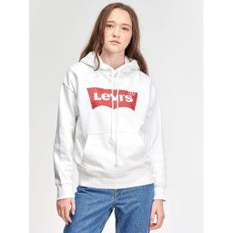 Levi's® Pulóver Graphic Standard 18487-0024 Fehér Relaxed Fit